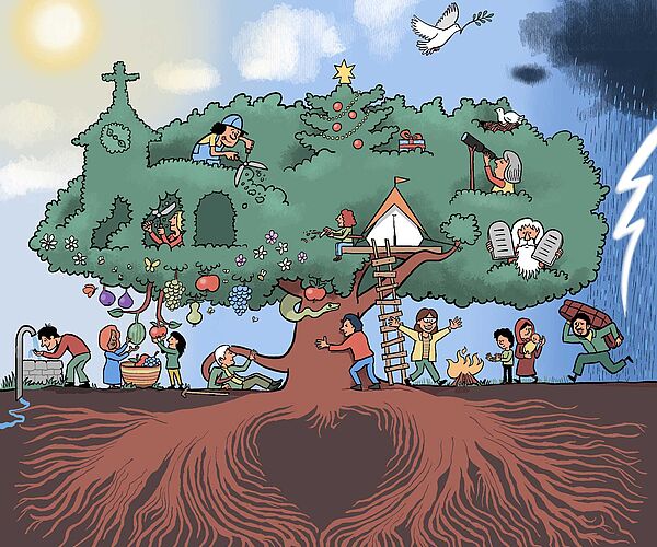 Eine Gemeinschaft mit tiefen Wurzeln