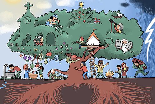 Eine Gemeinschaft mit tiefen Wurzeln